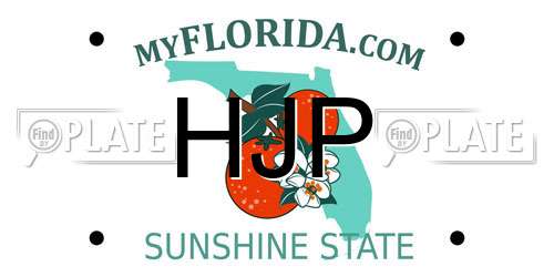 HJP Florida License Plate
