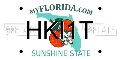 HKI1T Florida License Plate