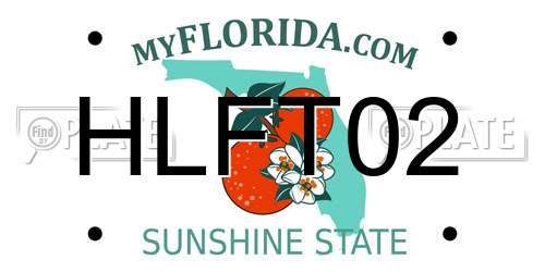 HLFT02 Florida License Plate