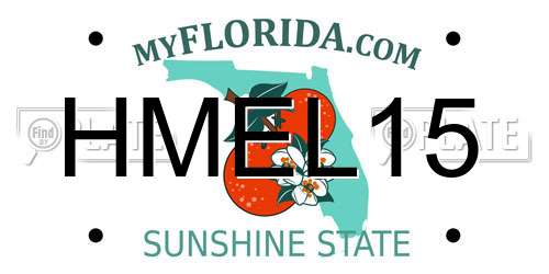 HMEL15 Florida License Plate
