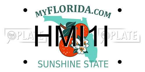 HMI1I Florida License Plate
