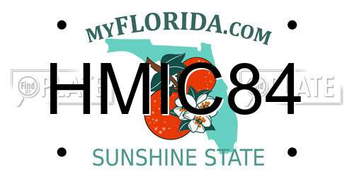 HMIC84 Florida License Plate