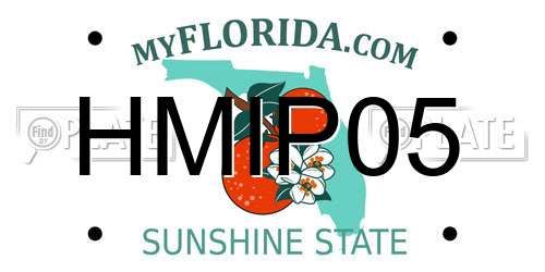 HMIP05 Florida License Plate