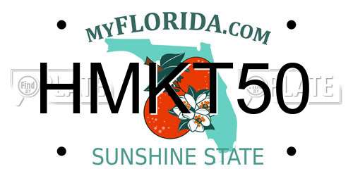 HMKT50 Florida License Plate