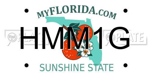 HMM1G Florida License Plate