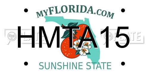 HMTA15 Florida License Plate