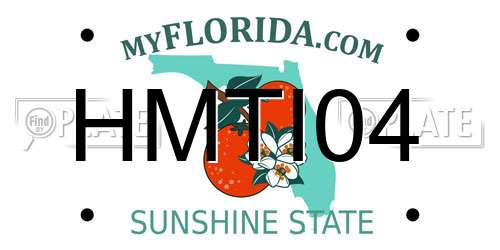 HMTI04 Florida License Plate