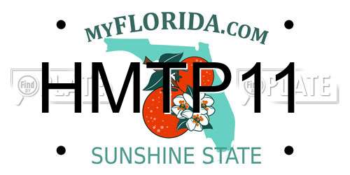 HMTP11 Florida License Plate