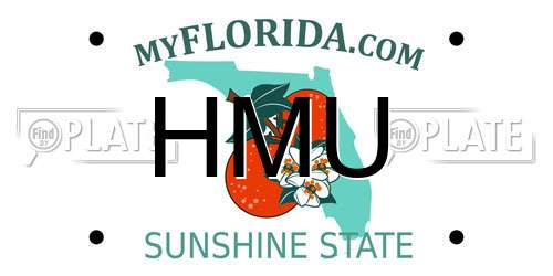 HMU Florida License Plate