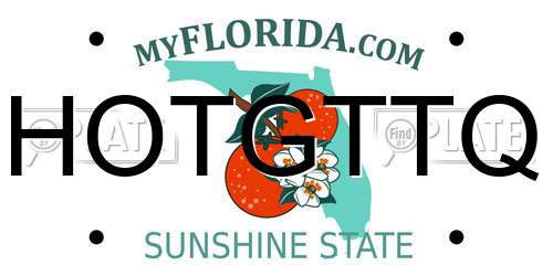 HOTGTTQ Florida License Plate