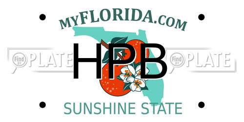 HPB Florida License Plate
