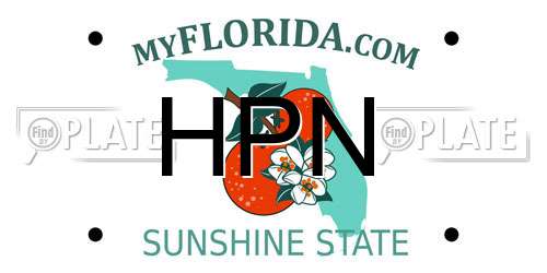 HPN Florida License Plate