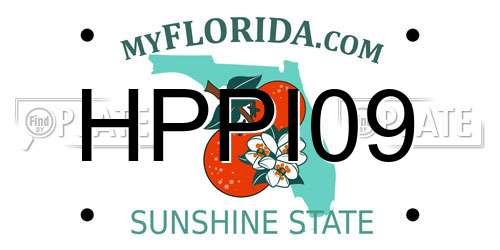 HPPI09 Florida License Plate