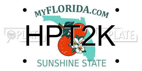 HPT2K Florida License Plate