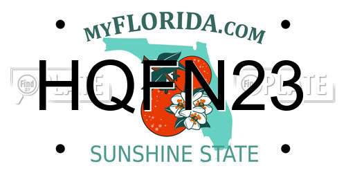 HQFN23 Florida License Plate