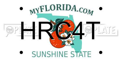 HRC4T Florida License Plate