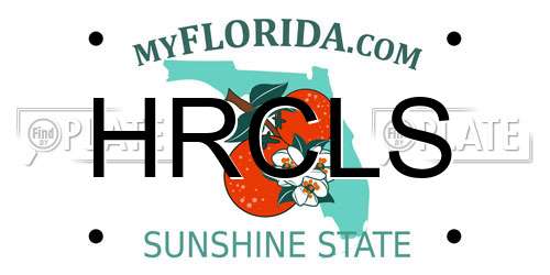 HRCLS Florida License Plate