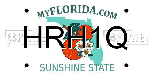 HRH1Q Florida License Plate