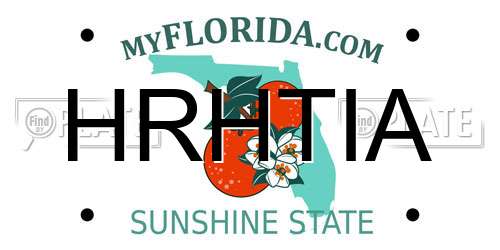 HRHTIA Florida License Plate