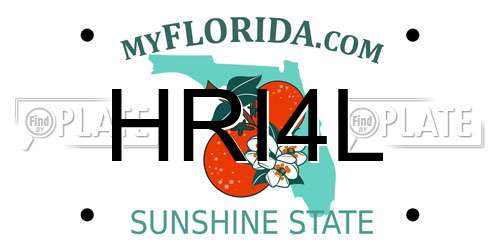 HRI4L Florida License Plate
