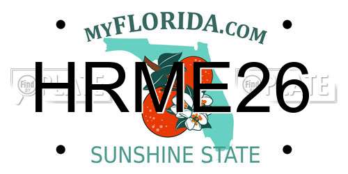 HRME26 Florida License Plate