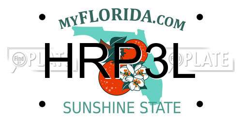 HRP3L Florida License Plate