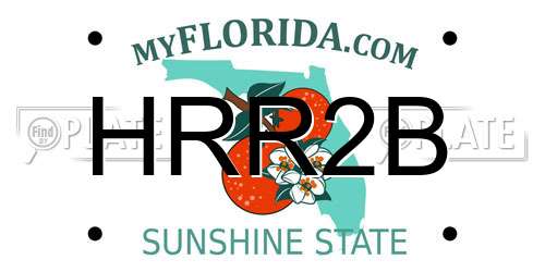 HRR2B Florida License Plate