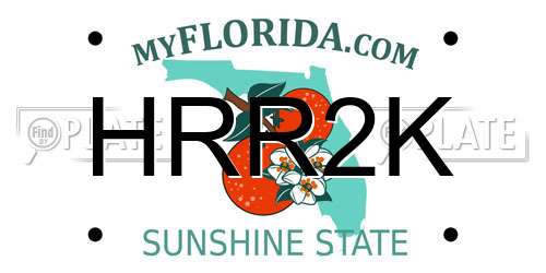 HRR2K Florida License Plate