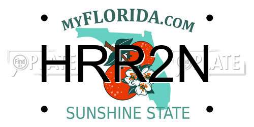 HRR2N Florida License Plate