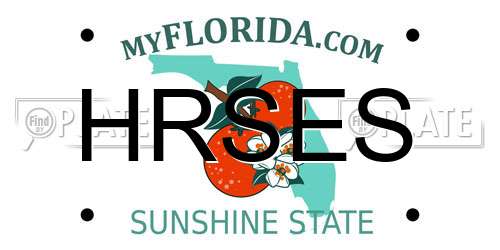 HRSES Florida License Plate