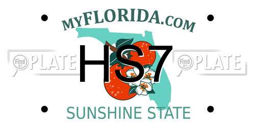 HS7 Florida License Plate