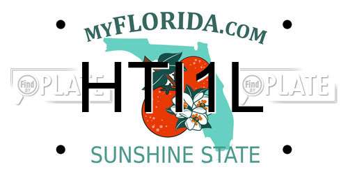 HTI1L Florida License Plate
