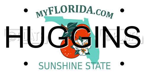HUGGINS Florida License Plate