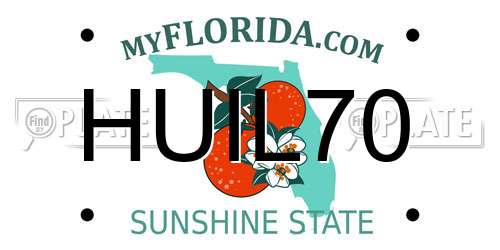 HUIL70 Florida License Plate
