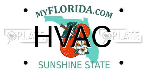 HVAC Florida License Plate