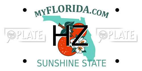 HZ Florida License Plate