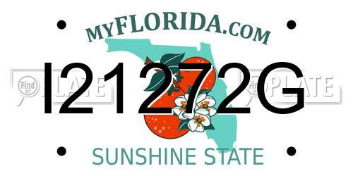 I21272G Florida License Plate