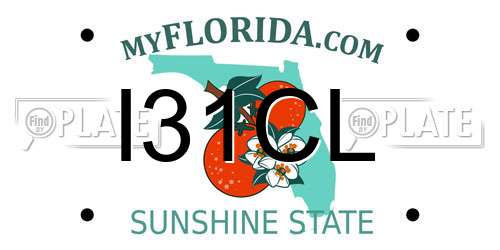 I31CL Florida License Plate