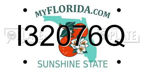 I32076Q Florida License Plate