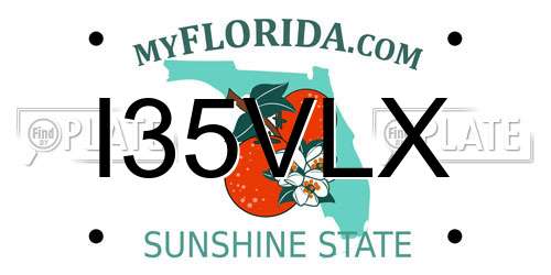 I35VLX Florida License Plate