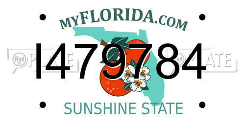 I479784 Florida License Plate