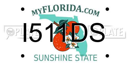 I511DS Florida License Plate