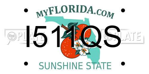 I511QS Florida License Plate