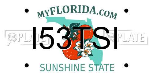 I53TSI Florida License Plate