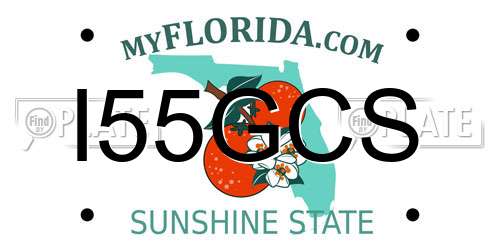 I55GCS Florida License Plate