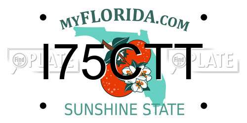 I75CTT Florida License Plate