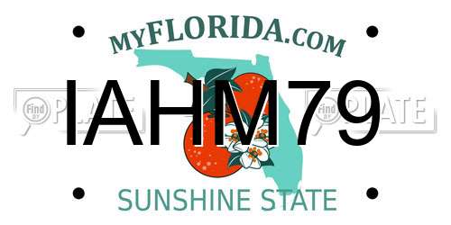 IAHM79 Florida License Plate