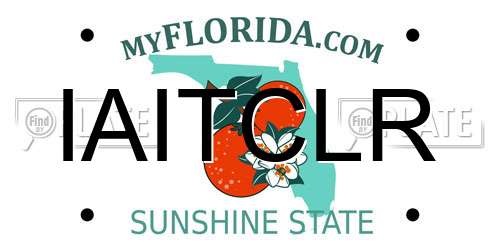 IAITCLR Florida License Plate
