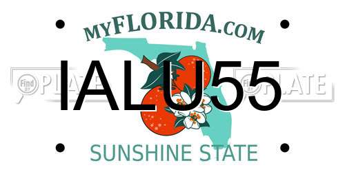 IALU55 Florida License Plate
