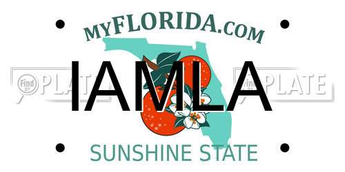 IAMLA Florida License Plate